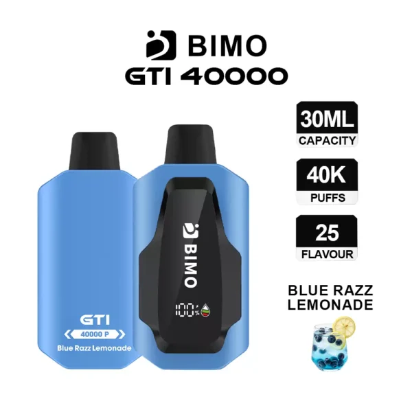BIMO GTI 40000 – Blue Razz Lemonade