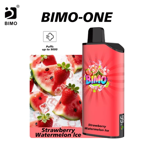 BIMO ONE 9000 – Strawberry Watermelon Ice