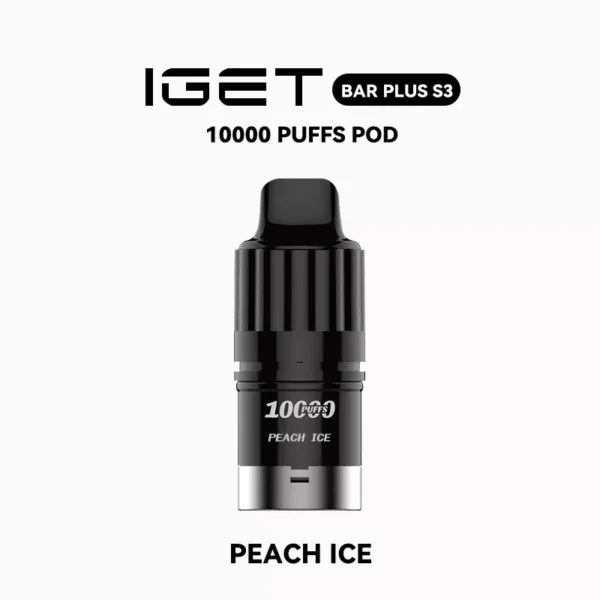 IGET BAR PLUS S3 POD – Peach Ice