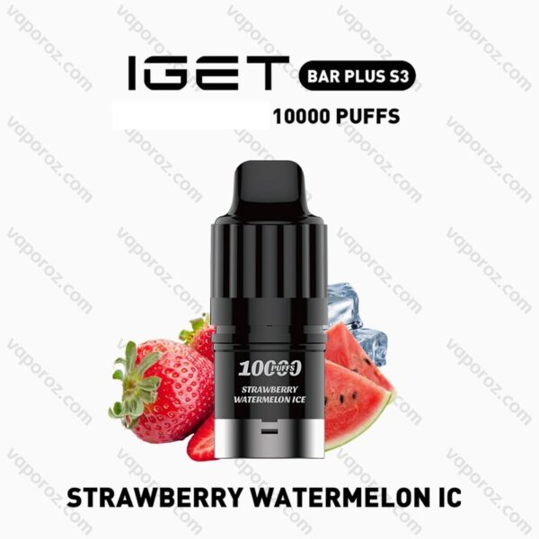 IGET BAR PLUS S3 POD – Strawberry Watermelon Ice