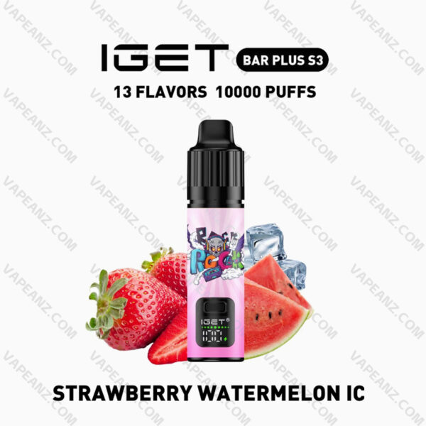 IGET BAR PLUS S3 KIT – Strawberry Watermelon Ice