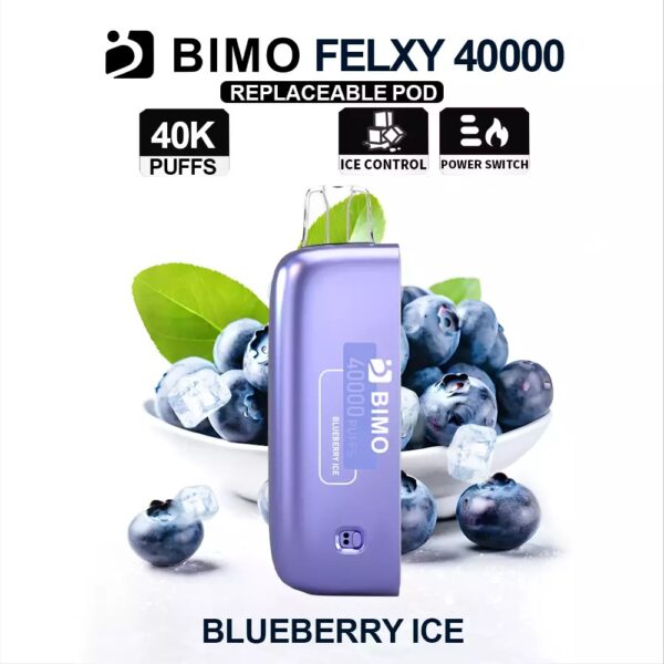 BIMO FELXY 40000 Pod – Blueberry Ice